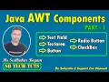 AWT Components in JAVA PART - 1 AWT Java Programming