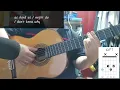 Clair  -  Gilbert O'Sullivan,  guitar cover with chord diagram and lyrics