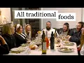 Inside an orthodox Jewish Shabbos meal