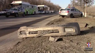 Омская полиция показало видео допроса и задержания виновника сразу 4 ДТП