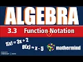 BIM Algebra 3-3 Function Notation