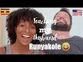 TEACHING MY AMERICAN HUSBAND MY LANGUAGE - RUNYAKOLE!! *HILARIOUS*