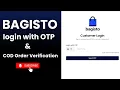 SMS OTP Login Register COD Verification for Bagisto Secure Your Store Easily