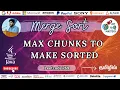 Max Chunks To Make Sorted Problem Leetcode 769 Understanding Max Chunks To Make Sorted with Example