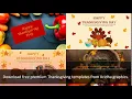 Thanksgiving PowerPoint Templates Thanksgiving Invitations Kridha Graphics