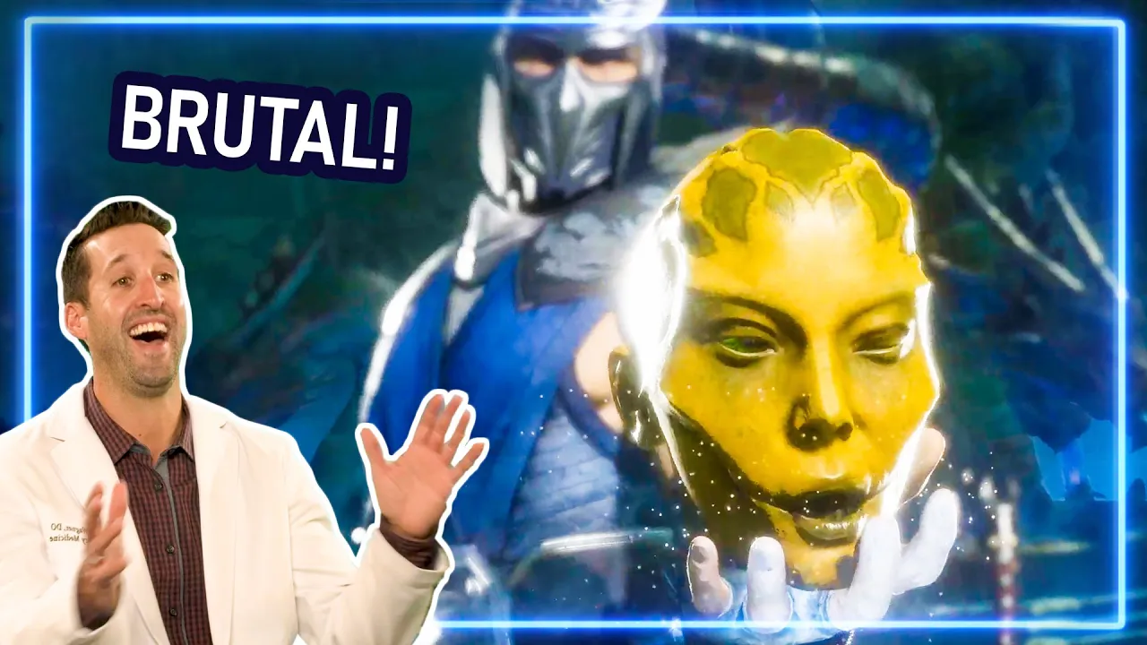 ER Doctor REACTS to Fatalities in Mortal Kombat 11 Part 2 | Experts React