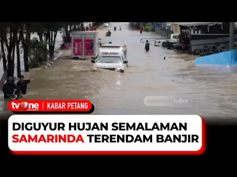 Diguyur Hujan Semalaman, Samarinda Hingga Banjir Lebih dari Satu Meter