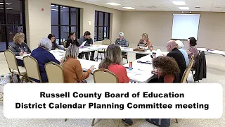 RCBOE - District Calendar Planning Committee Nov 14 2024