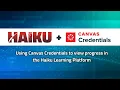 Canvas Credential Signup