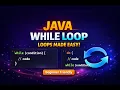 Java While Loop Do While Loop Explained Java Loops for Beginners Core Java Tutorial