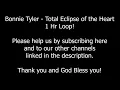 Bonnie Tyler - Total Eclipse Of The Heart by Bonnie Tyler (1hour loop)
