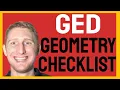 Ultimate GED Geometry Topics Checklist To Save You Time And Frustration