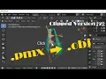 Java 3D How to Use Blender 2 93 to Convert the pmx file into an obj File