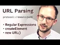 URL Parsing with RegEx createElement and new URL