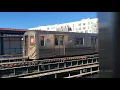 Brighton Beach Brooklyn-bound R68A B train bypasses Avenue M Q train station Brooklyn