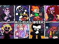Friday Night Funkin Week 1 to Weekend 1 - All Full Weeks Cutscenes
