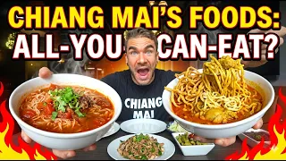 Attempting the ULTIMATE Thai Street Food Challenge In Chiang Mai!