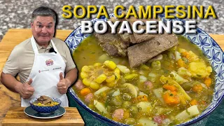 Como hacer la mejor SOPA CAMPESINA BOYACENSE..! ✅👨🏻🍳