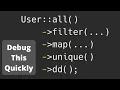 Debug Laravel Collections Dump Step-by-Step Results