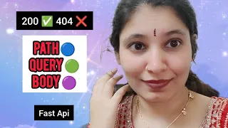 FastAPI Request Response Made Easy Path Query Body Status Codes Explained FastAPI BootCamp