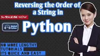 Reversing a Sentence in Python using Split Slice and Join Methods