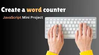 Word Counter with HTML CSS JavaScript Quick Easy