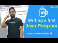 Writing a first Java program in Telugu Java in easy steps
