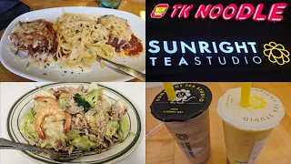 Family Visiting Lunch and Dinner Outing Olive Garden TK Noodle and Sunright Teastudio