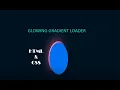 Glowing Gradient Loader Effects with HTML and CSS