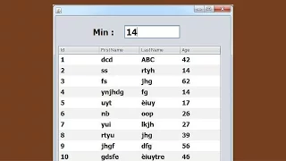 Java Tutorial - How To Get The Minimum Value From JTable Column Using Java With Source Code
