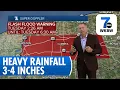 Flash Flood Warnings Continue in Western NY with Heavy Morning Rain