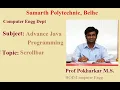 Scrollbar in AJP