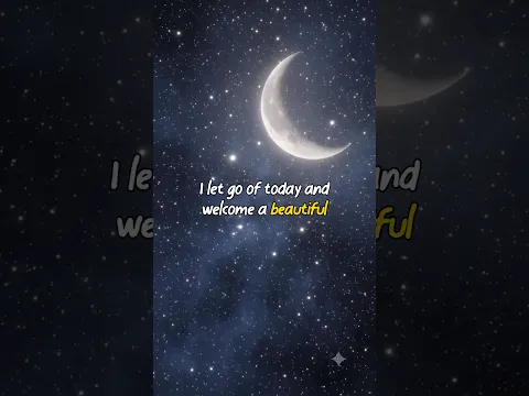 Before you sleep, 20 seconds of peace. #BedtimeAffirmations #PositiveAffirmations #Mindfulness