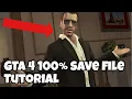 How To Install GTA 4 100 Save File in 2026 Import GTA IV Completed Save File