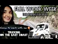 FULL WORK WEEK as a Local Truck Driver on the East Coast NJ PA DE local runs