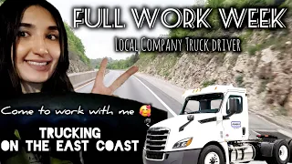 FULL WORK WEEK as a Local Truck Driver on the East Coast NJ PA DE local runs