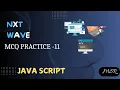 MCQ Assignment - 11 Todos Application 2 javascript CCBP NxtWave JS by MSR Coding