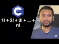 C Programming Tutorial 5 135 Sum of Factorial Series