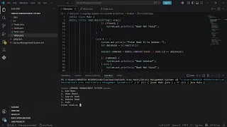 Library Management System l Java l OOPS concepts