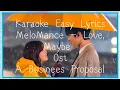 Download Lagu MeloMance - Love, Maybe | Karaoke Easy Lyrics (Ost A Businees Proposal)