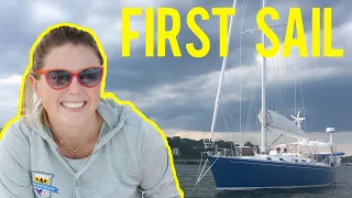 Kate Reacts to Her First Time OCEAN SAILING on Our New Boat [Ep. 2]