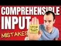 AVOID These MISTAKES When Getting INPUT - Superbeginner Spanish