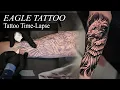 EAGLE TATTOO High Contrast BnG Tattoo Time-Lapse