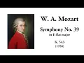 Mozart: Symphony No. 39 in E-flat major, K. 543 (with Score)
