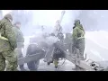 Military fights avalanches with artillery fire