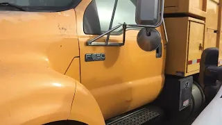 Auction - 2009 Ford F-650 Chipper Dump Bed