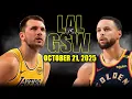 Lagu Los Angeles Lakers vs Golden State Warriors Full Game Highlights - October 21, 2025 | NBA Season