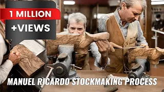 how stockmaker manuelricardo make a bespoke handcrafted shotgun stock 4k