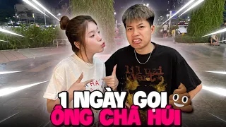 Thử Thách 1 Ngày Gọi Quang Con Là " Ông Chã Húi " Và Cái Kết ?