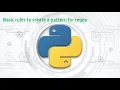 83 Complete Python Basics for Automation - Basic rules to create a pattern for regex